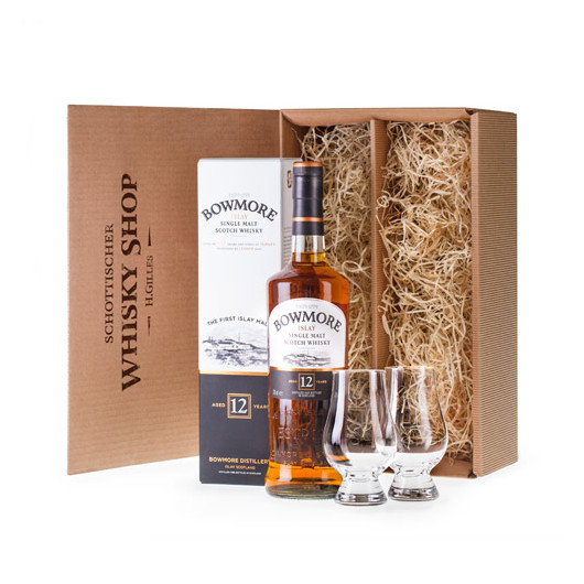 Genschenkidee Bowmore 12 Geniesserset