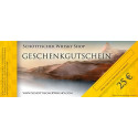 Geschenkgutschein 25 EUR - Karte im Umschlag